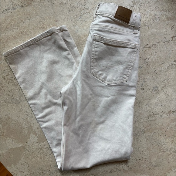 American Eagle off white Stovepipe jeans size 00 - Picture 2 of 5